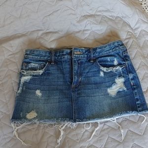 Abercrombie denim mini skirt